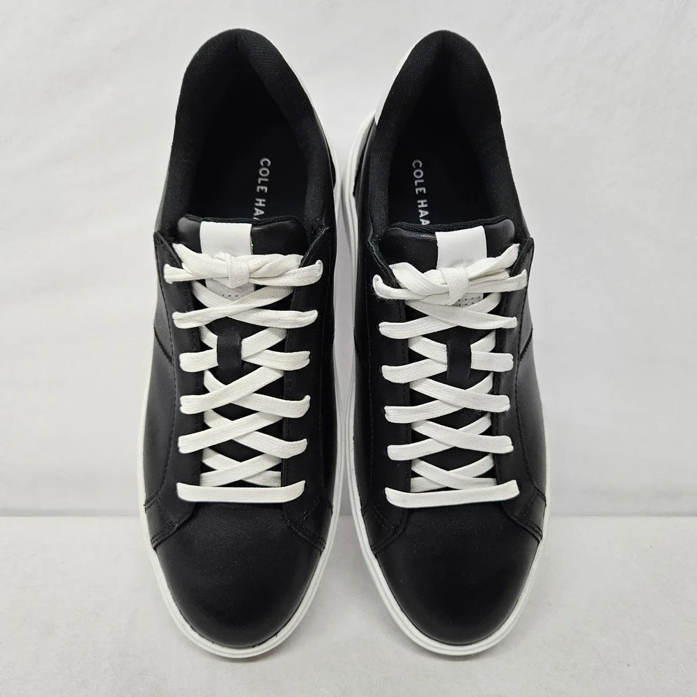 Cole Haan Grand Crosscourt Coaster Sneakers W32150 Black‎ White Women's Size 9